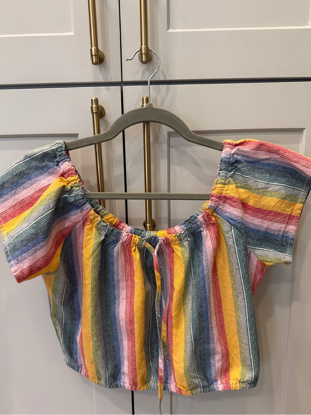 Obey Multicolor Striped Summer Top